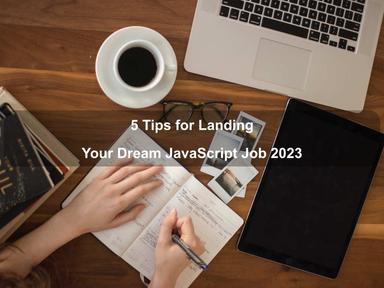 To land a dream JavaScript job, you need a strong portfolio, stay up-to-date with new technologies, network with other developers, practice interview skills, and consider freelancing or contract work.