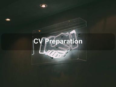 CV Preparation