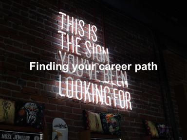 Finding your career path