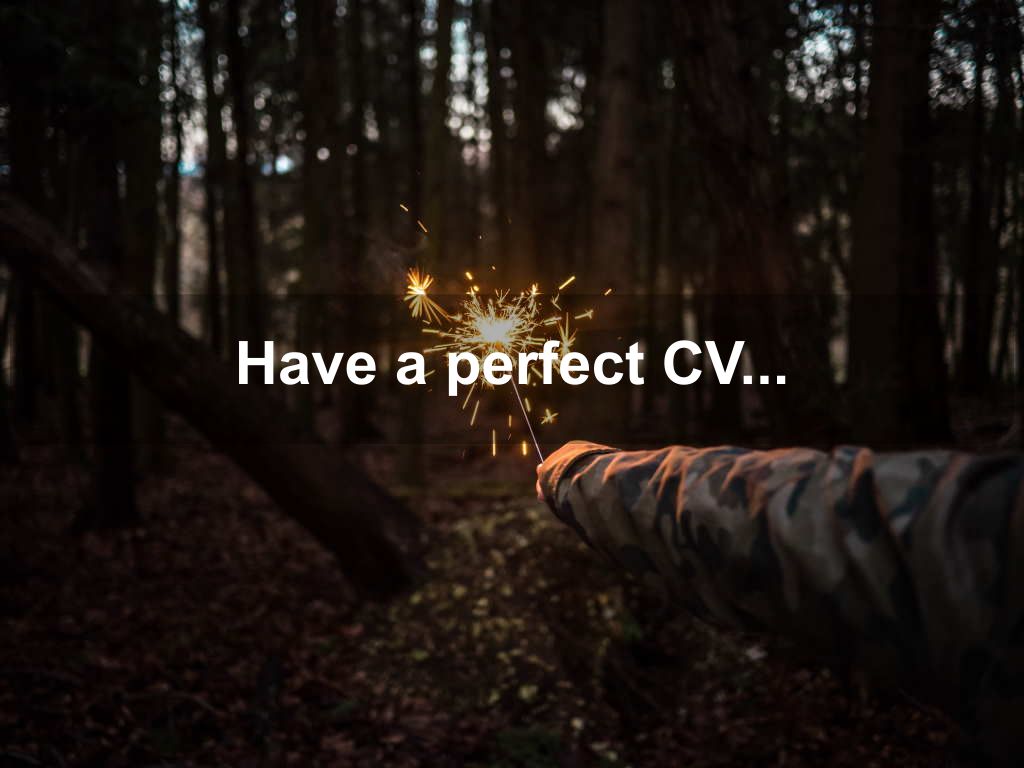 Have a perfect CV... | JavascriptJobs