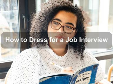 How to Dress for a Job Interview