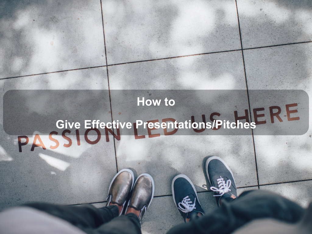 How to Give Effective Presentations/Pitches | JavascriptJobs