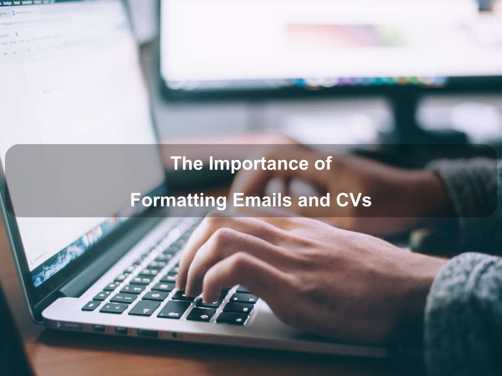 The Importance of Formatting Emails and CVs | JavascriptJobs