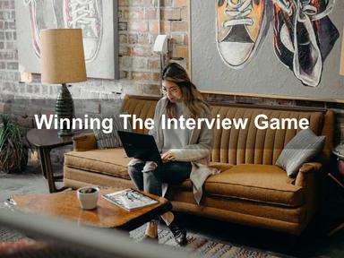 Winning The Interview Game